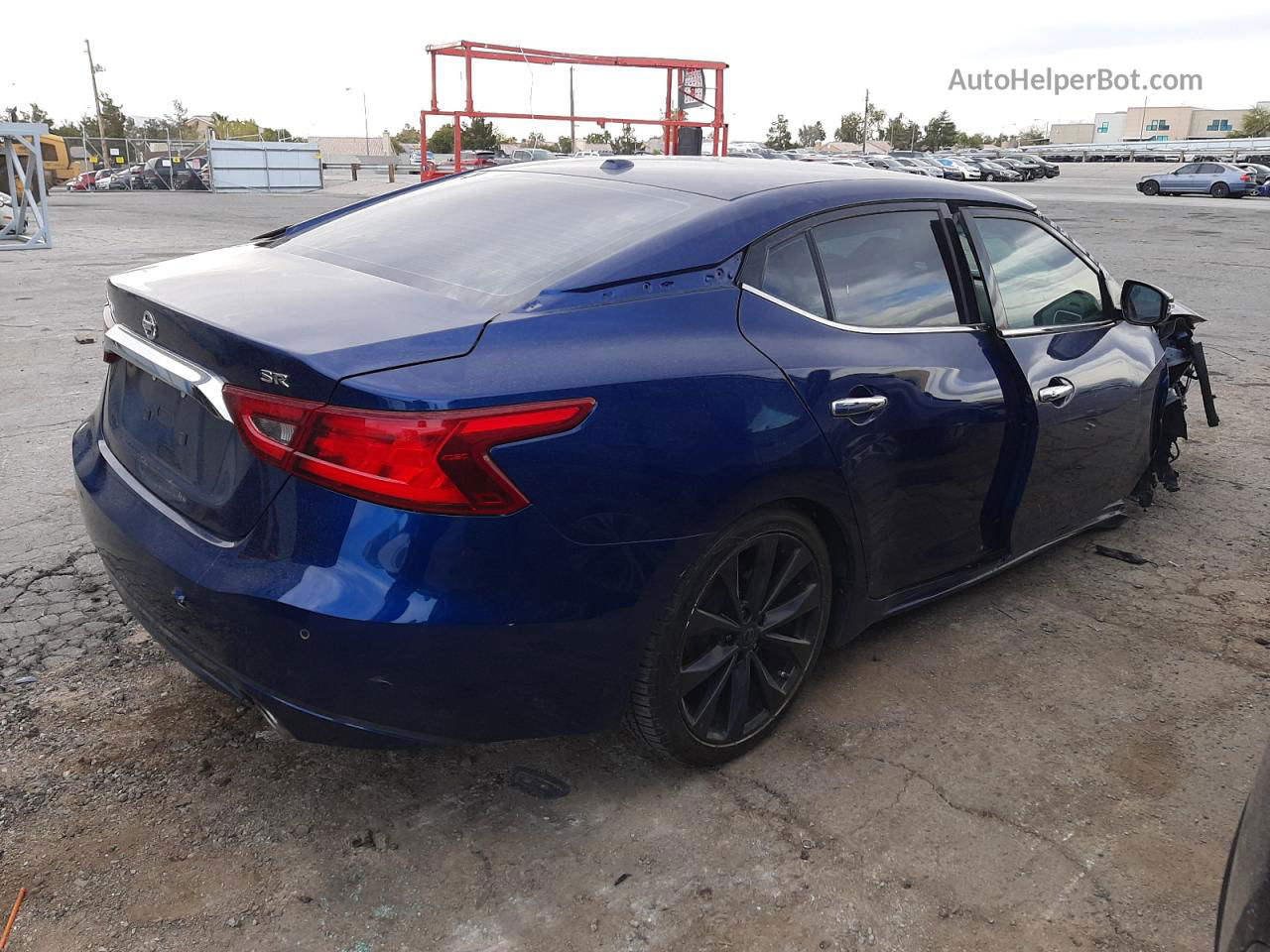 2016 Nissan Maxima 3.5s Blue vin: 1N4AA6AP0GC414667