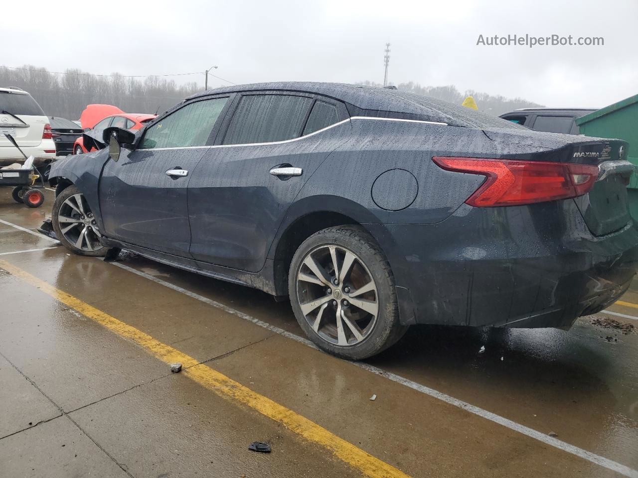 2016 Nissan Maxima 3.5s Gray vin: 1N4AA6AP0GC414796