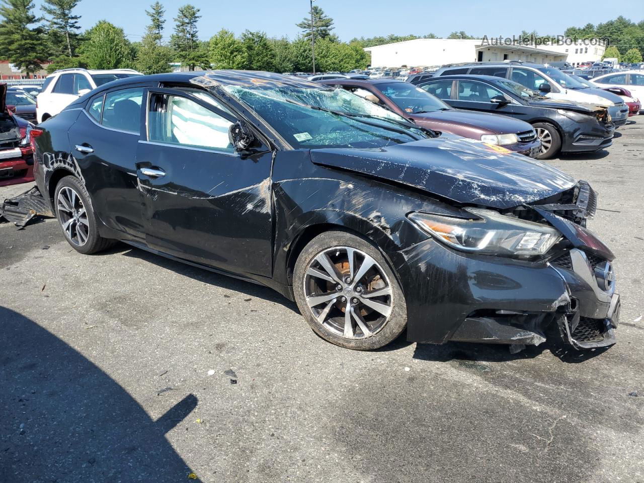 2016 Nissan Maxima 3.5s Black vin: 1N4AA6AP0GC416953