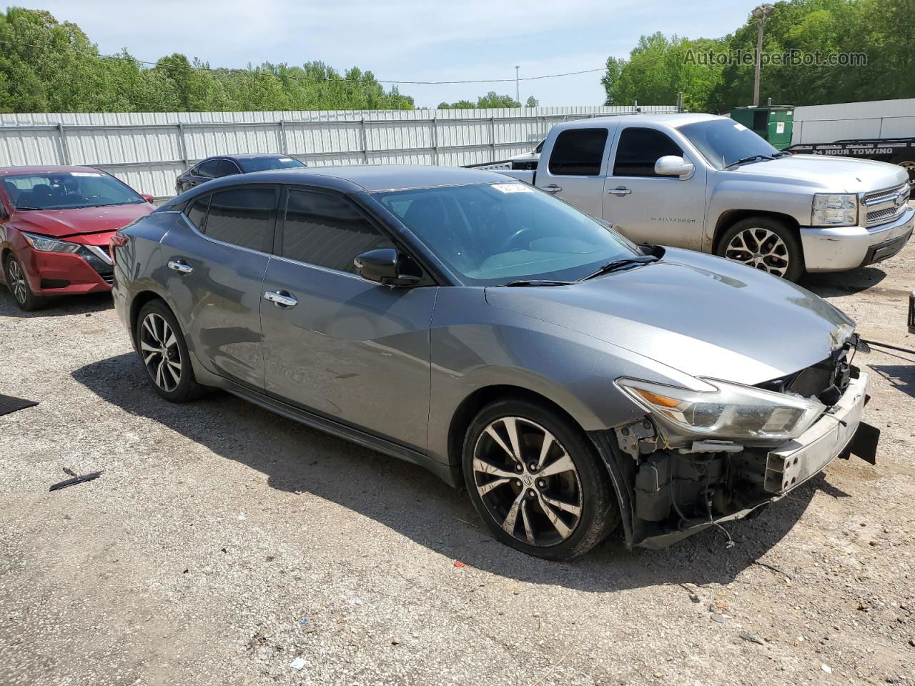 2016 Nissan Maxima 3.5s Gray vin: 1N4AA6AP0GC421957