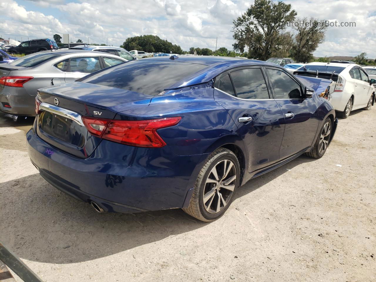 2016 Nissan Maxima 3.5s Blue vin: 1N4AA6AP0GC435230