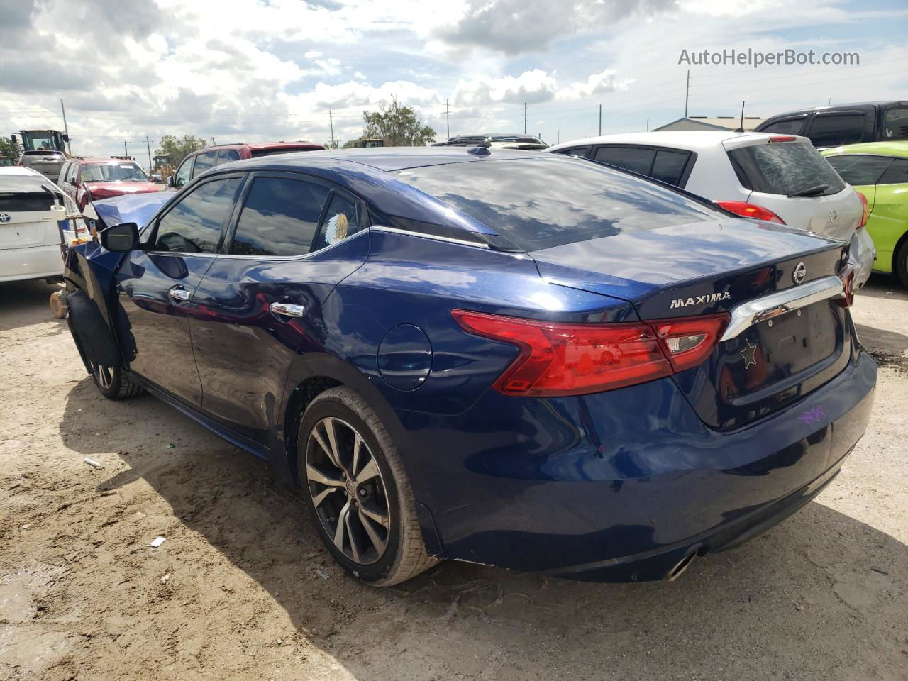 2016 Nissan Maxima 3.5s Blue vin: 1N4AA6AP0GC435230