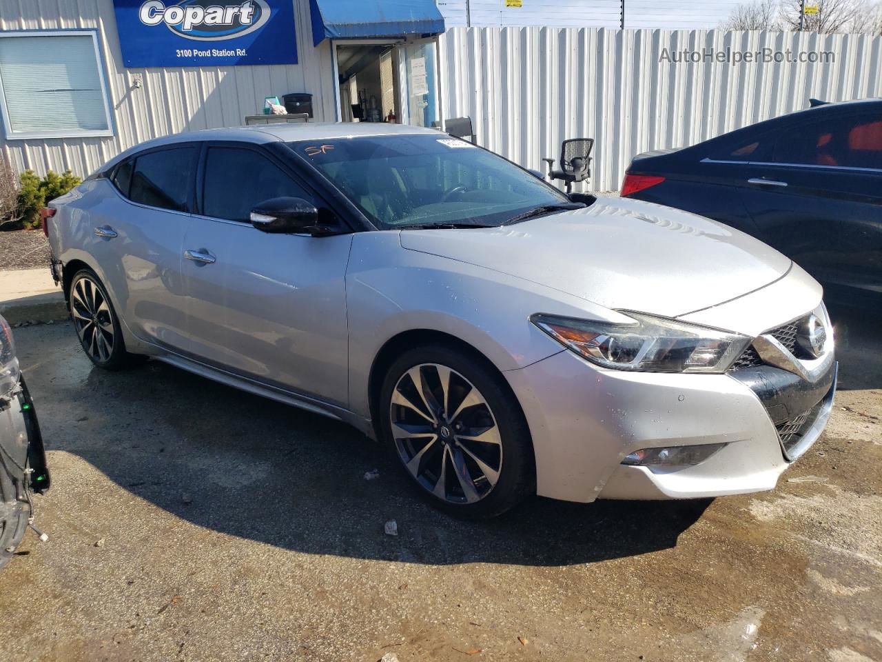 2016 Nissan Maxima 3.5s Silver vin: 1N4AA6AP0GC437804