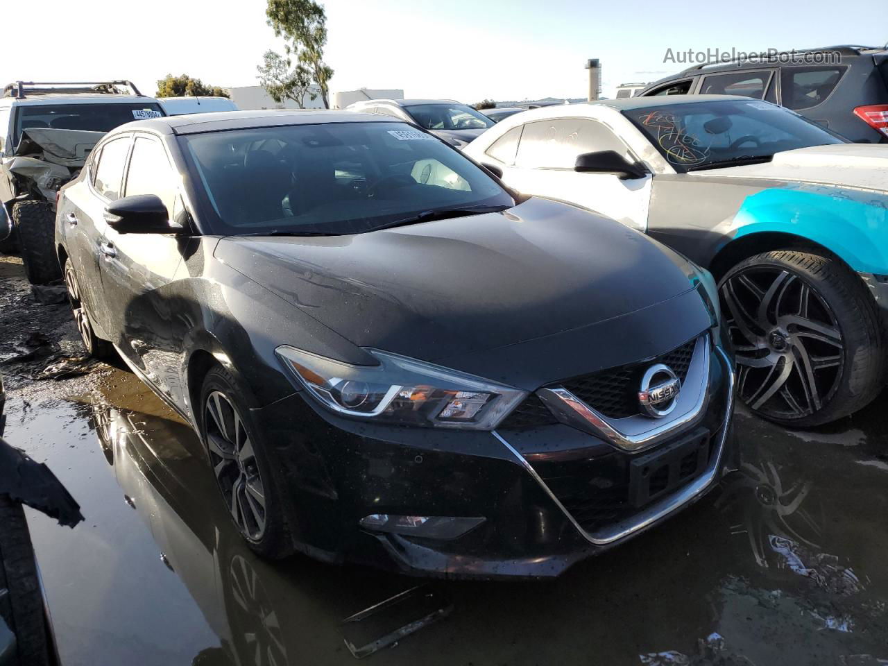 2016 Nissan Maxima 3.5s Black vin: 1N4AA6AP0GC439777