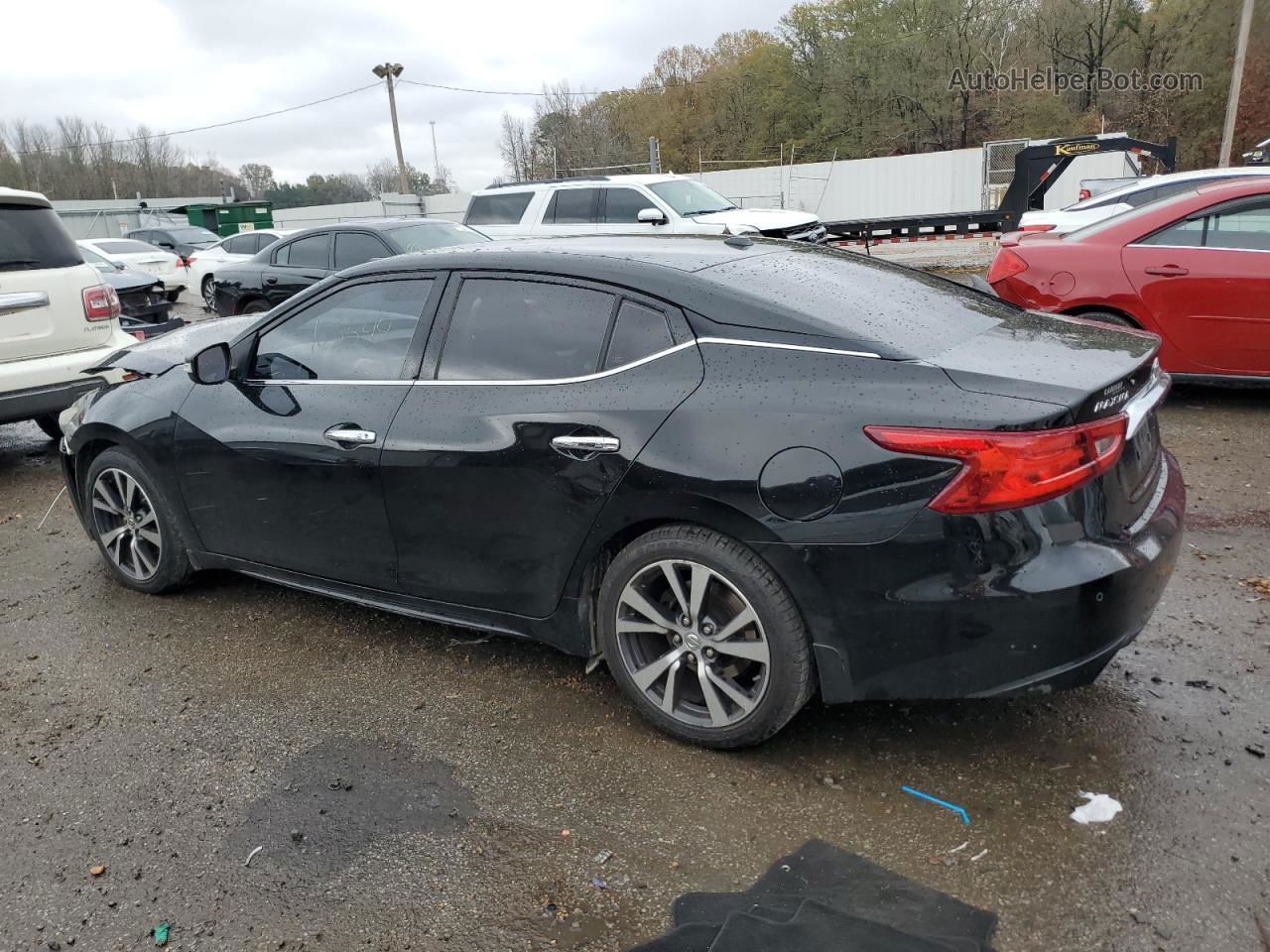 2016 Nissan Maxima 3.5s Black vin: 1N4AA6AP0GC906406