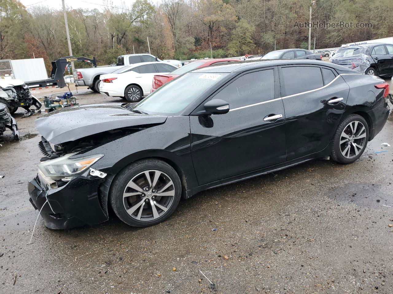 2016 Nissan Maxima 3.5s Black vin: 1N4AA6AP0GC906406