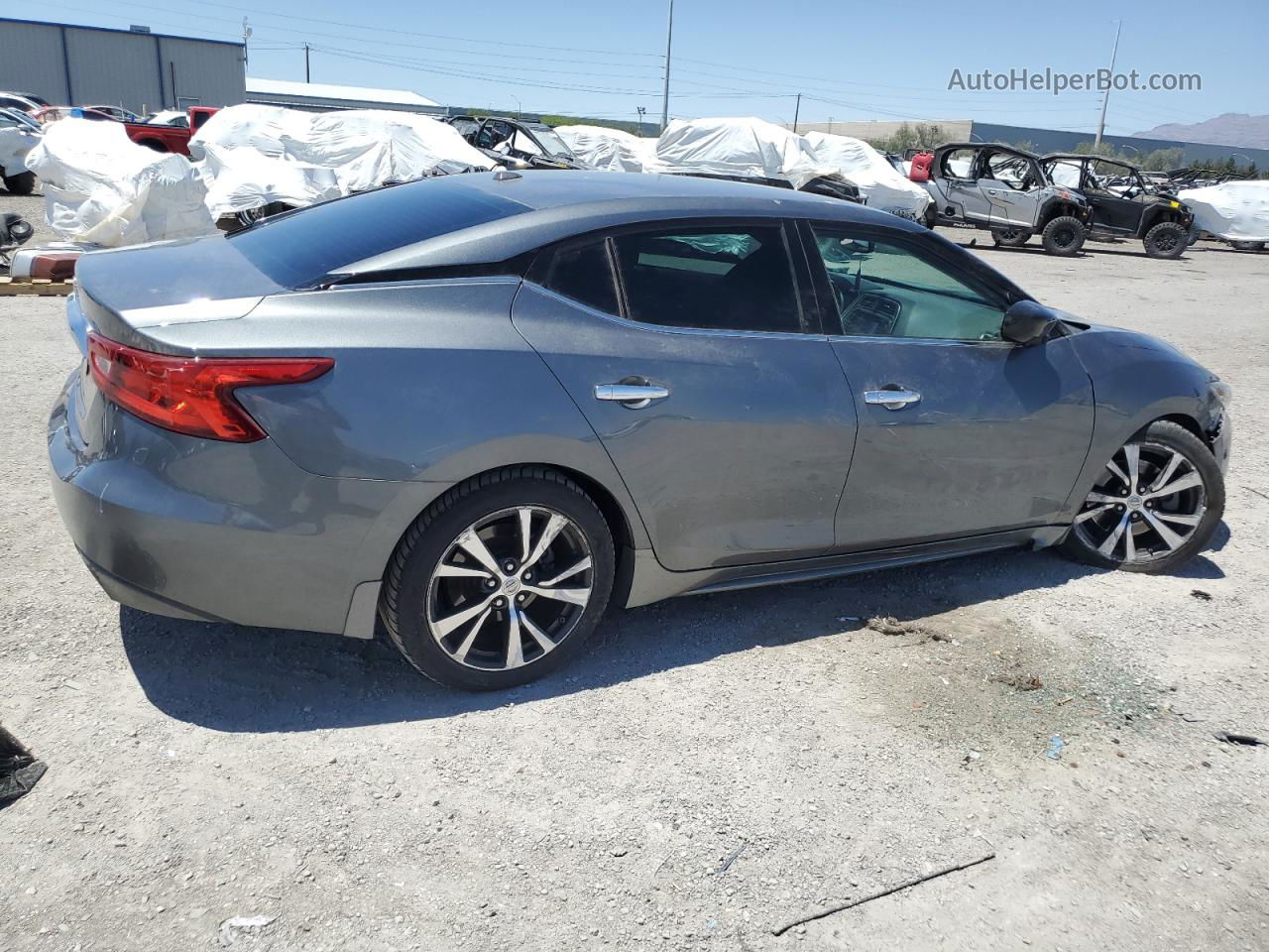 2017 Nissan Maxima 3.5s Gray vin: 1N4AA6AP0HC360689