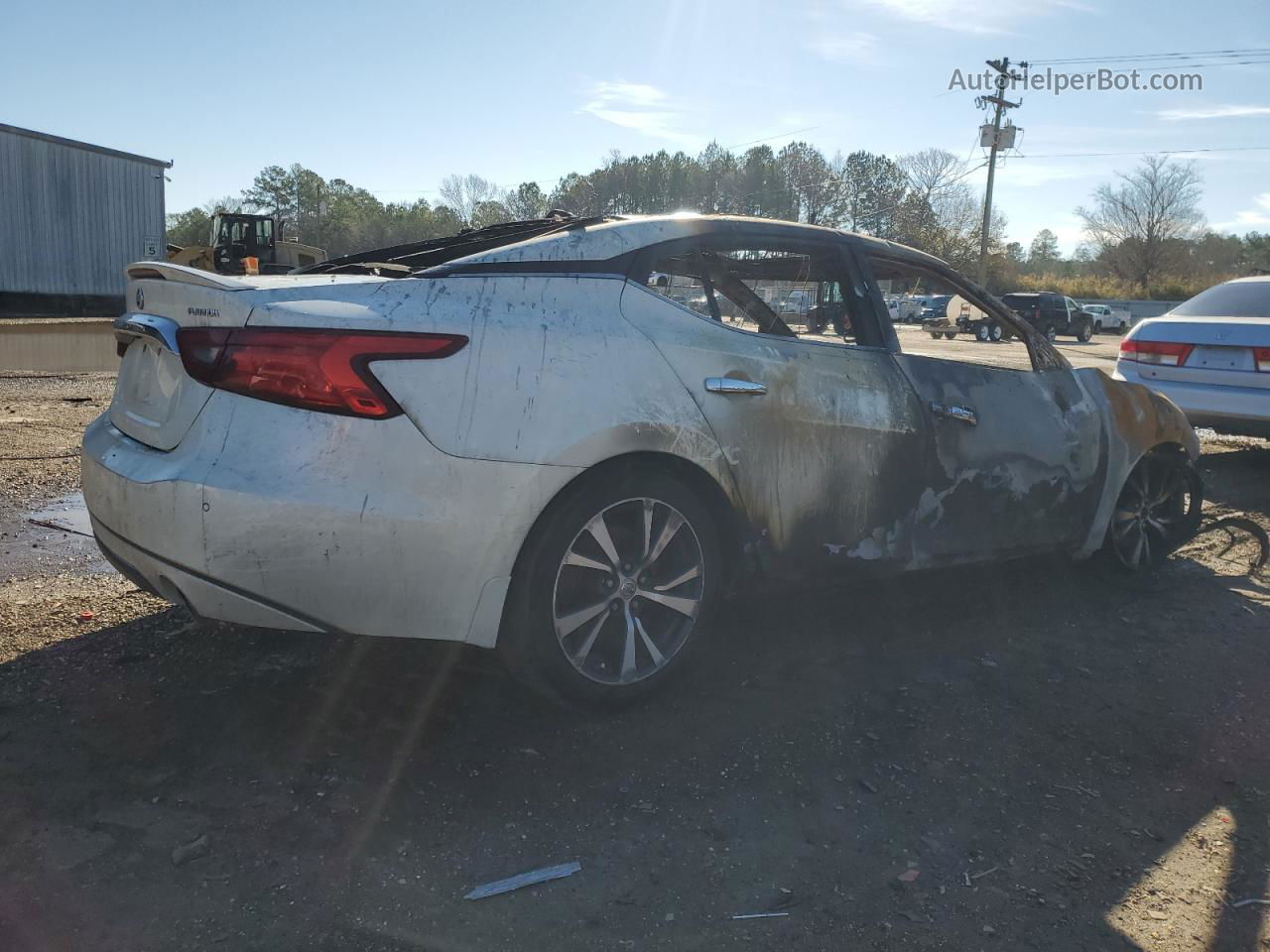 2017 Nissan Maxima 3.5s White vin: 1N4AA6AP0HC376178