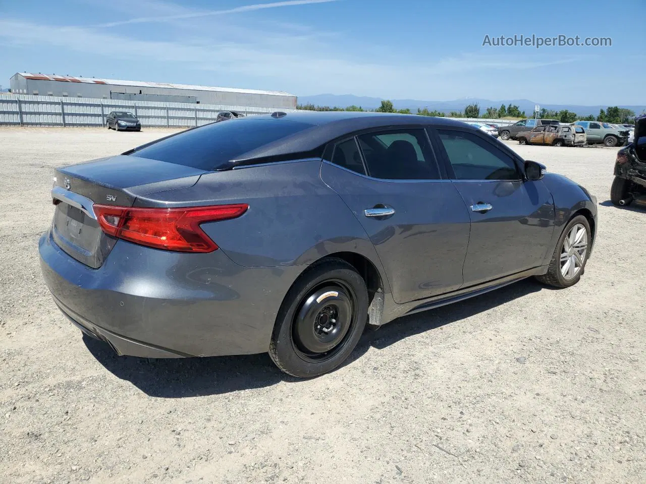 2017 Nissan Maxima 3.5s Gray vin: 1N4AA6AP0HC377072