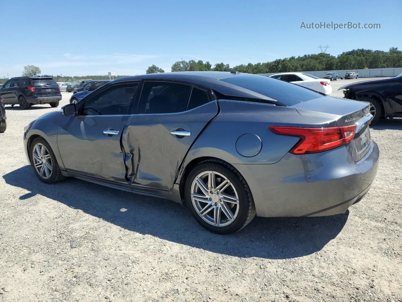 2017 Nissan Maxima 3.5s Gray vin: 1N4AA6AP0HC377072