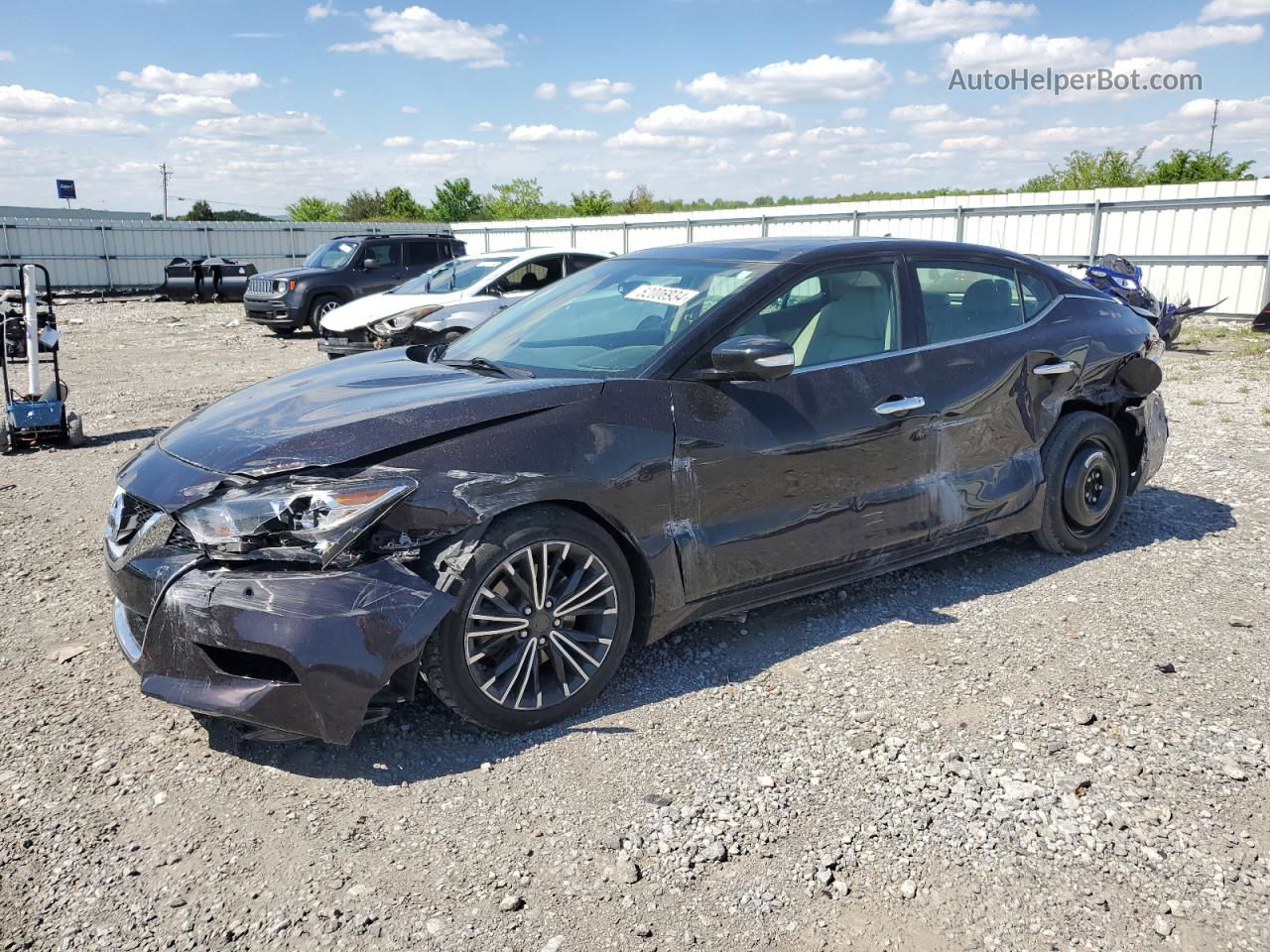 2017 Nissan Maxima 3.5s Black vin: 1N4AA6AP0HC382109