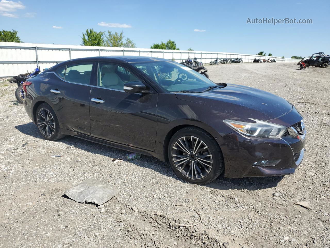 2017 Nissan Maxima 3.5s Black vin: 1N4AA6AP0HC382109