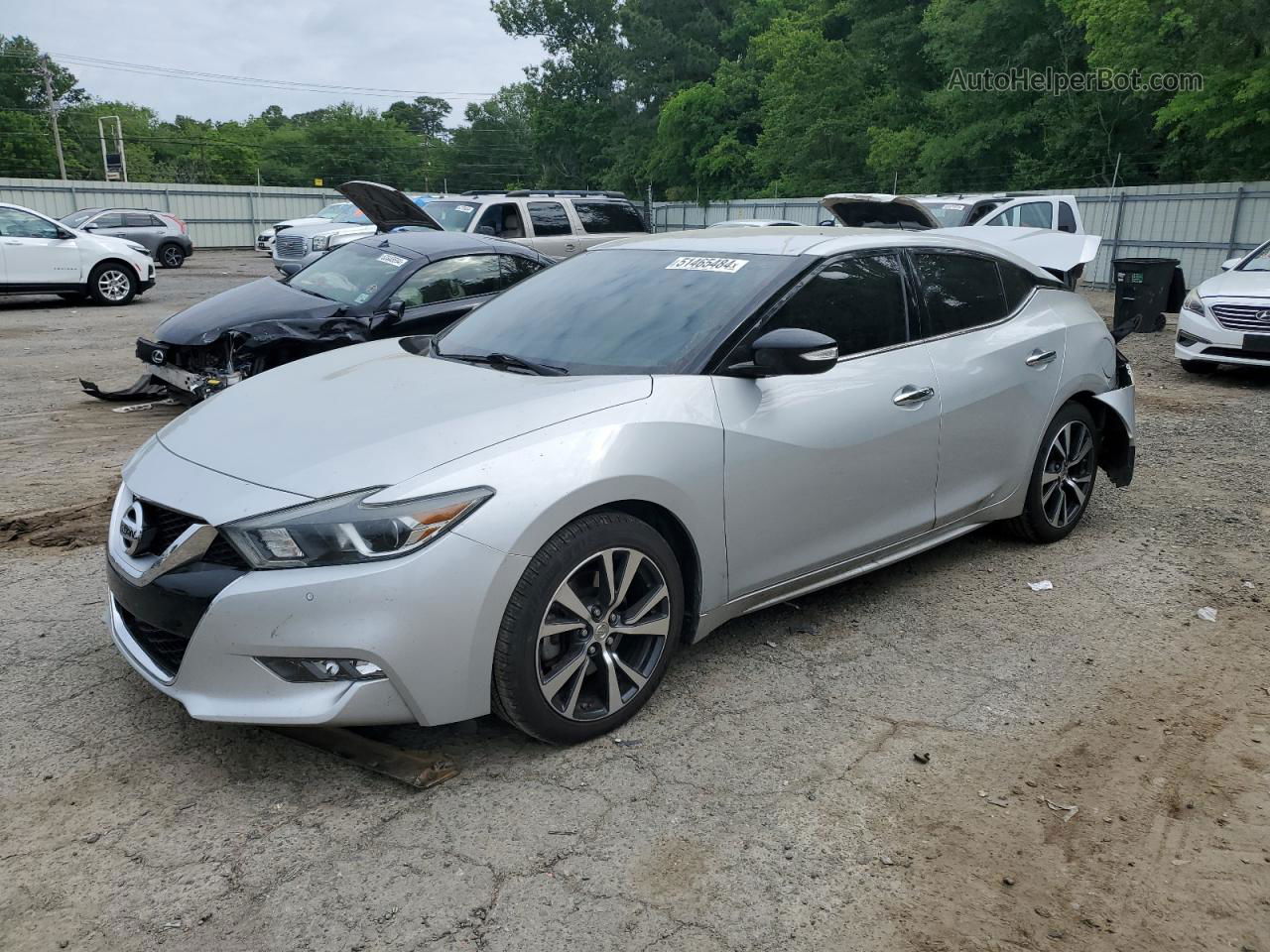 2017 Nissan Maxima 3.5s White vin: 1N4AA6AP0HC384166