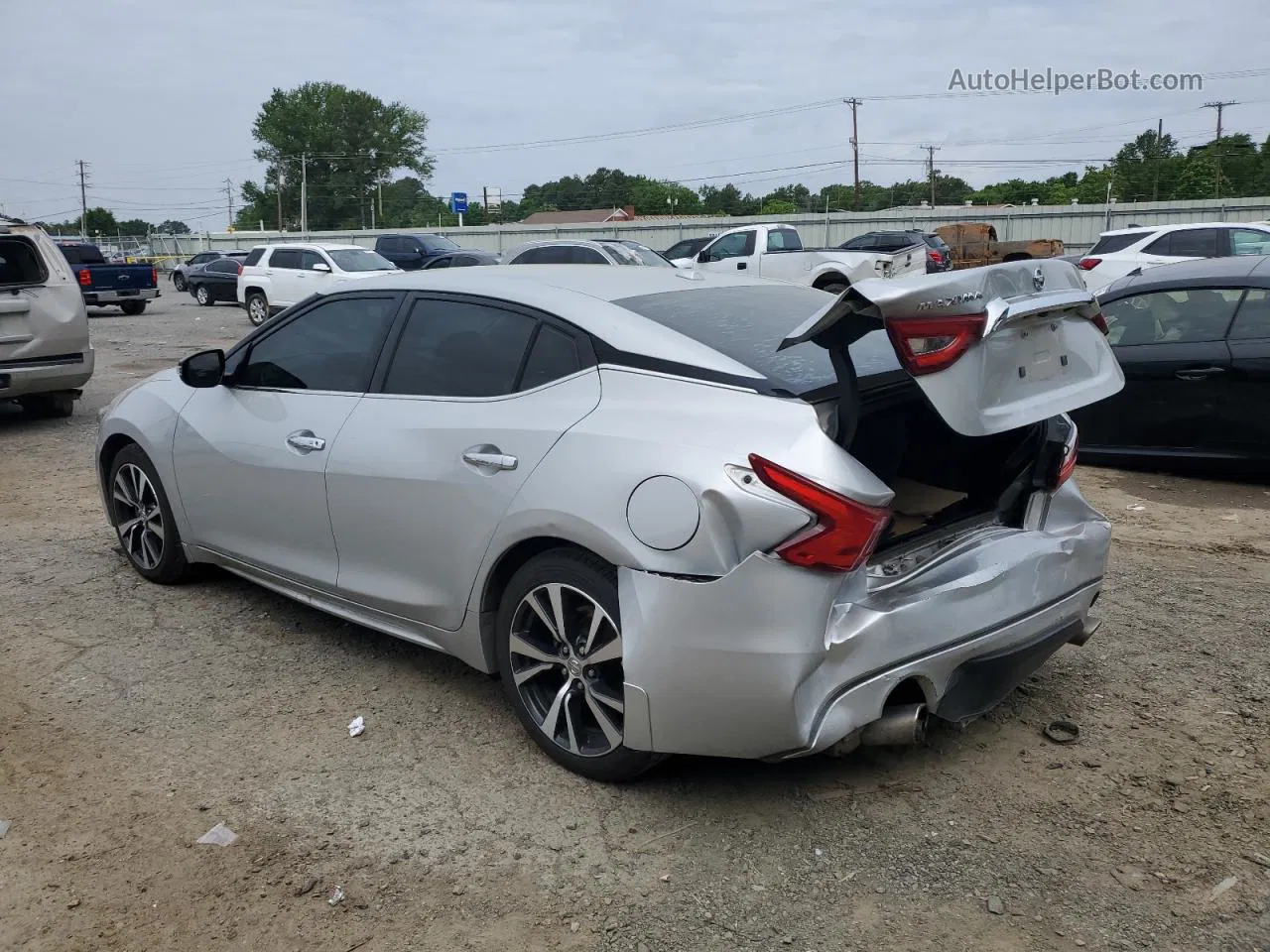 2017 Nissan Maxima 3.5s White vin: 1N4AA6AP0HC384166