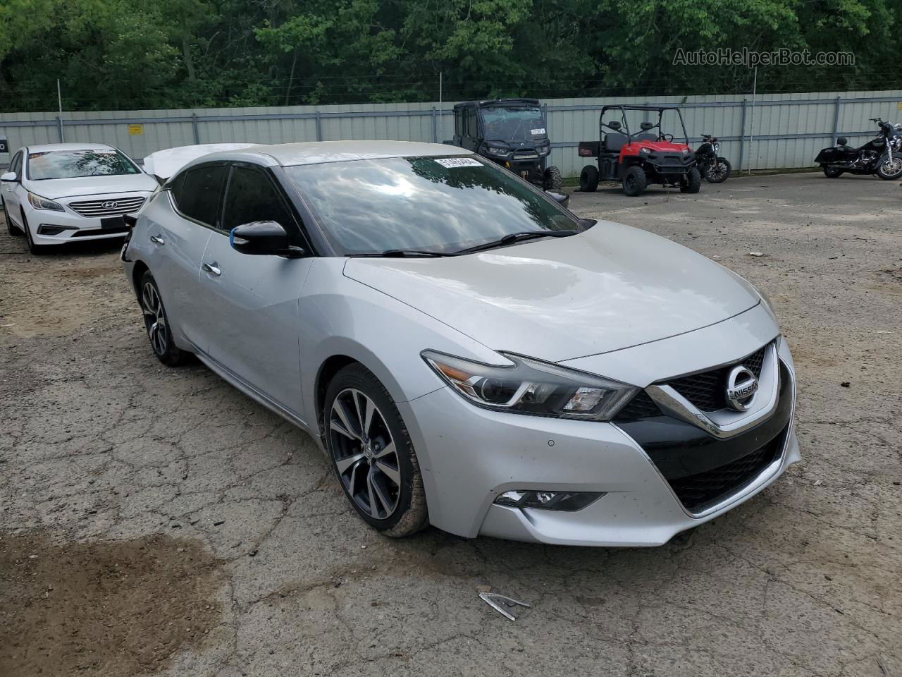 2017 Nissan Maxima 3.5s White vin: 1N4AA6AP0HC384166