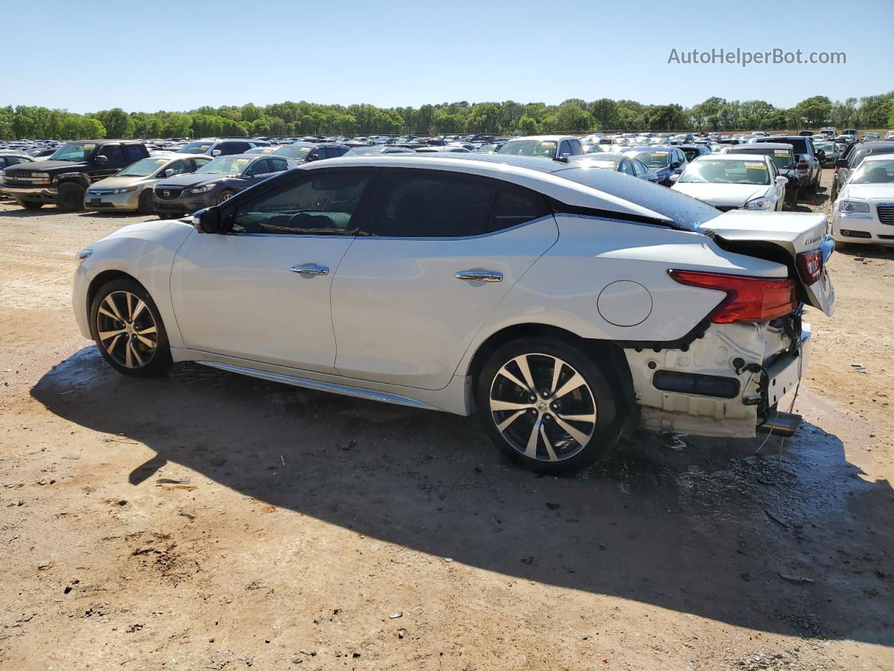 2017 Nissan Maxima 3.5s White vin: 1N4AA6AP0HC391473