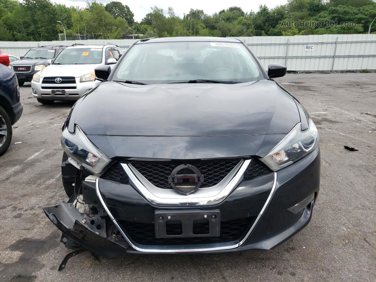 2017 Nissan Maxima 3.5s Синий vin: 1N4AA6AP0HC391554