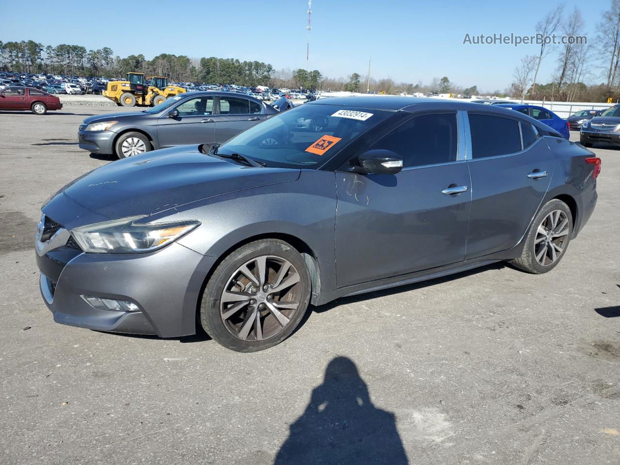 2017 Nissan Maxima 3.5s Угольный vin: 1N4AA6AP0HC394115