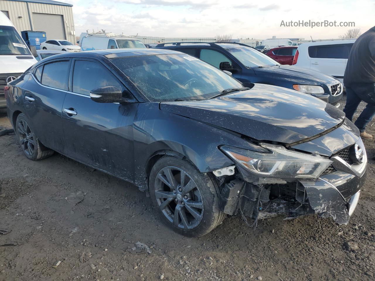 2017 Nissan Maxima 3.5s Black vin: 1N4AA6AP0HC400060