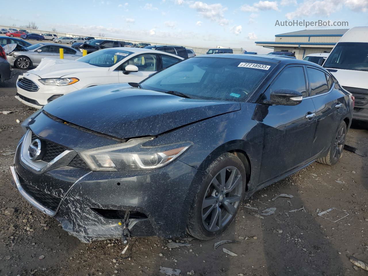 2017 Nissan Maxima 3.5s Black vin: 1N4AA6AP0HC400060