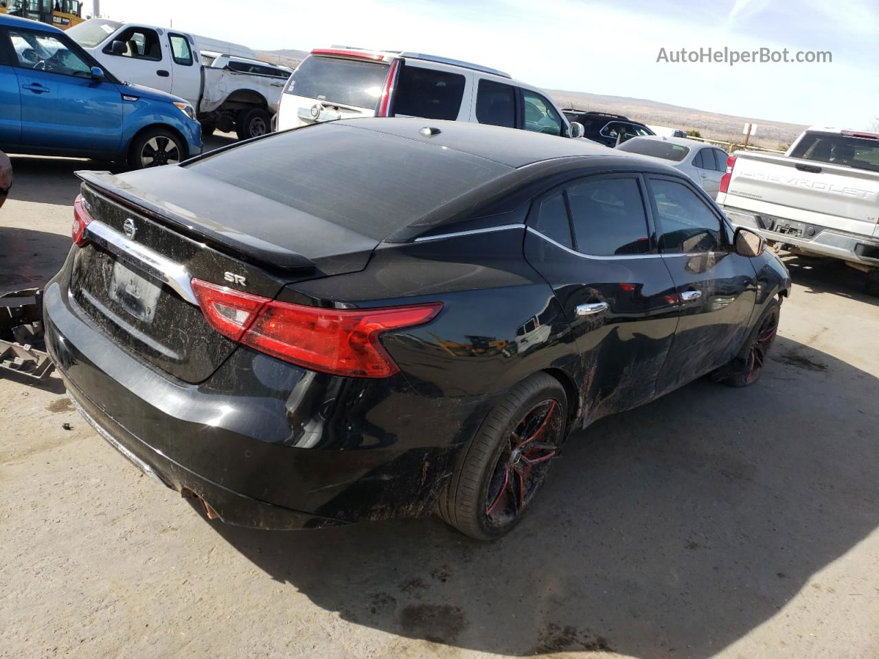 2017 Nissan Maxima 3.5s Black vin: 1N4AA6AP0HC406375