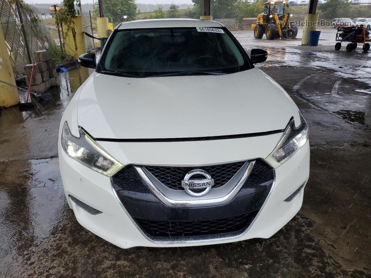 2017 Nissan Maxima 3.5s White vin: 1N4AA6AP0HC408451