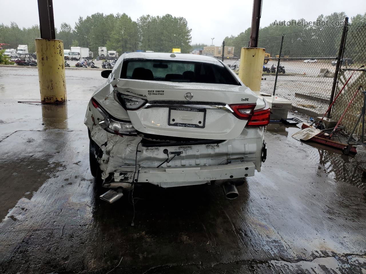 2017 Nissan Maxima 3.5s White vin: 1N4AA6AP0HC408451