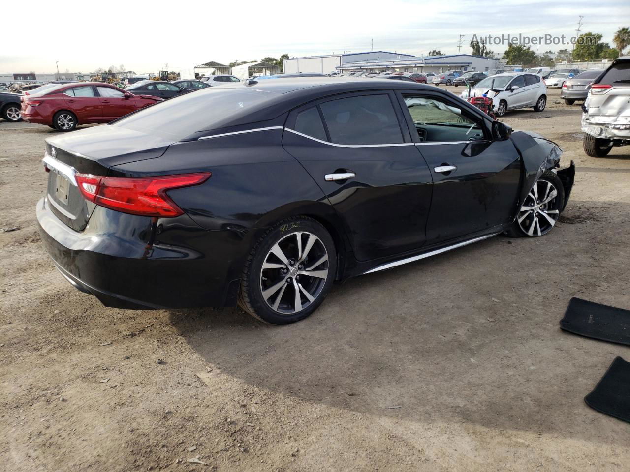 2017 Nissan Maxima 3.5s Black vin: 1N4AA6AP0HC410099