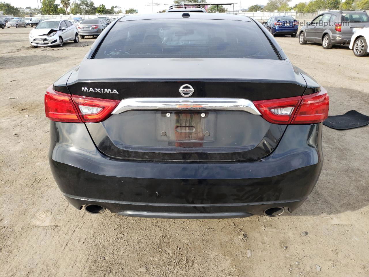 2017 Nissan Maxima 3.5s Black vin: 1N4AA6AP0HC410099