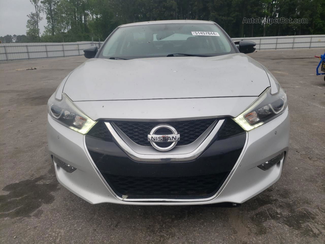 2017 Nissan Maxima 3.5s Silver vin: 1N4AA6AP0HC414900