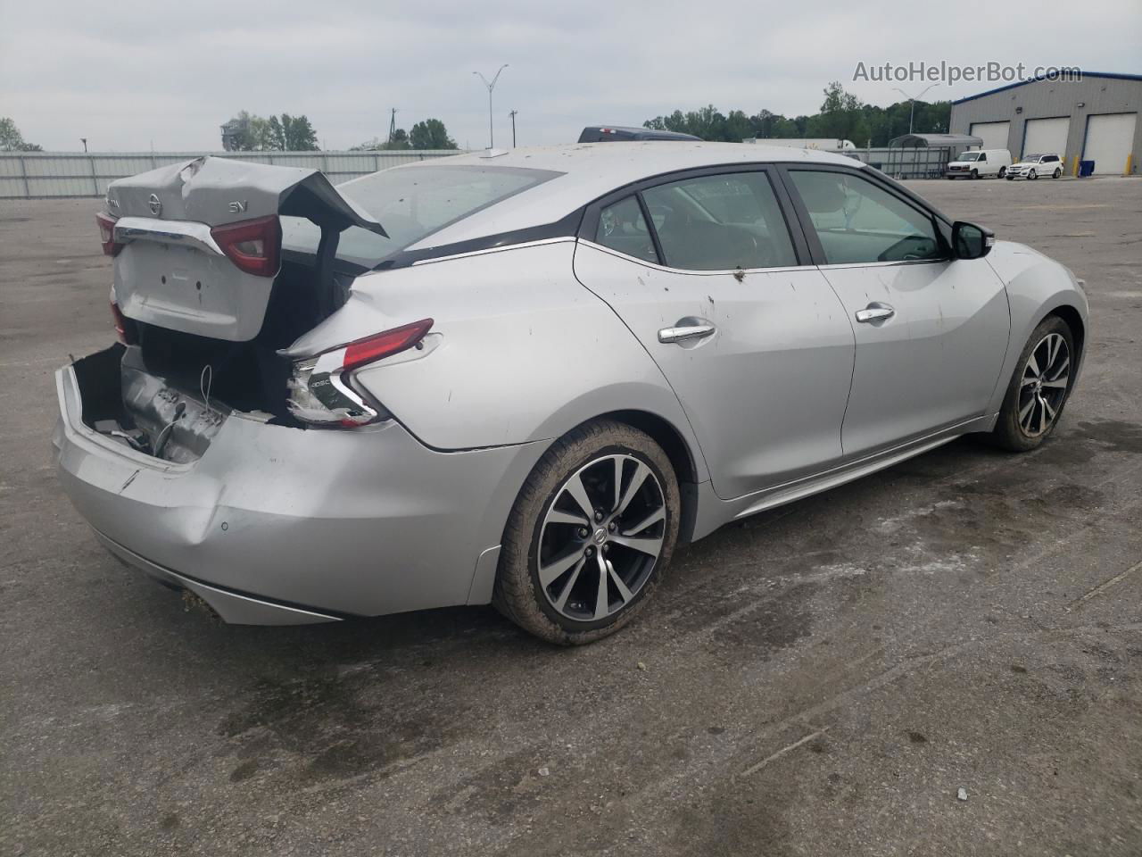 2017 Nissan Maxima 3.5s Silver vin: 1N4AA6AP0HC414900