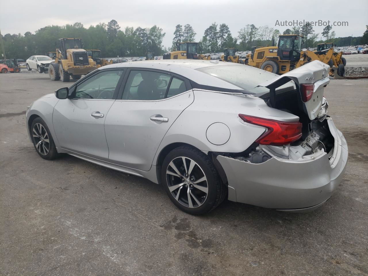 2017 Nissan Maxima 3.5s Silver vin: 1N4AA6AP0HC414900