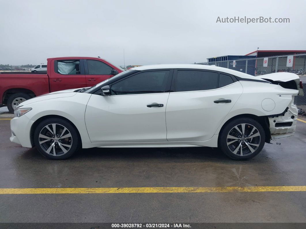 2017 Nissan Maxima 3.5 Sv White vin: 1N4AA6AP0HC418459