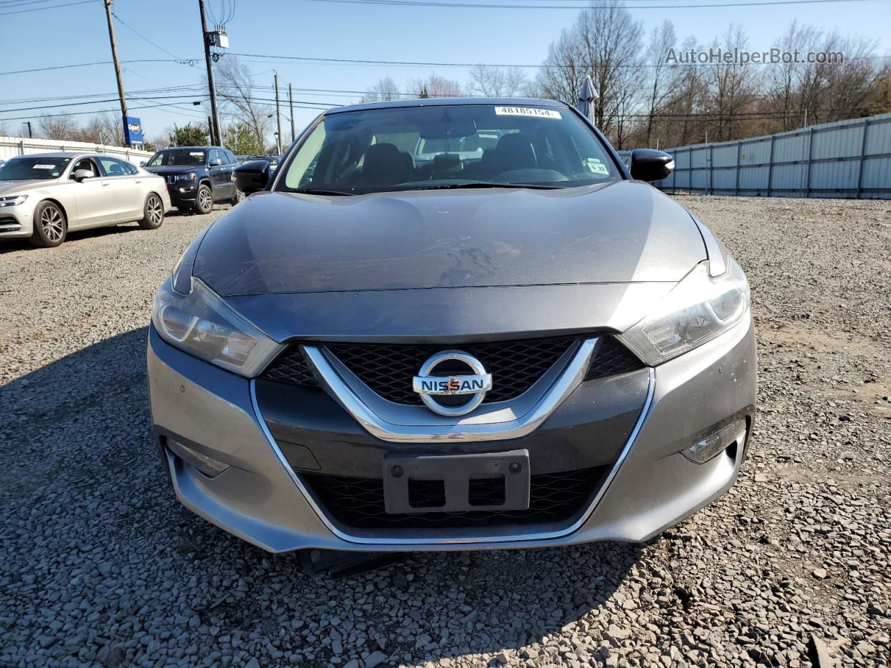 2017 Nissan Maxima 3.5s Серый vin: 1N4AA6AP0HC419952