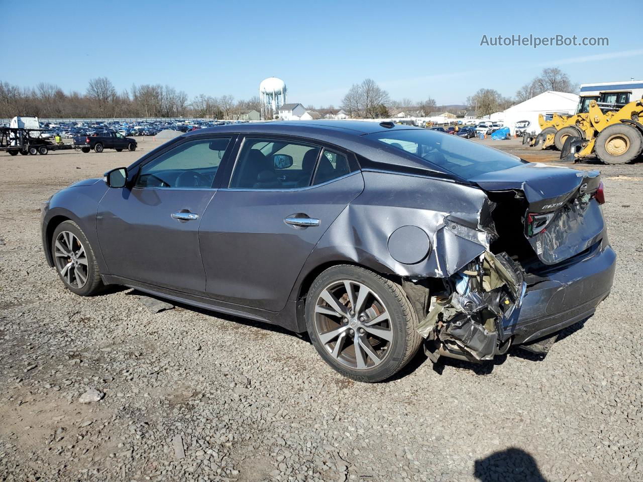 2017 Nissan Maxima 3.5s Gray vin: 1N4AA6AP0HC419952