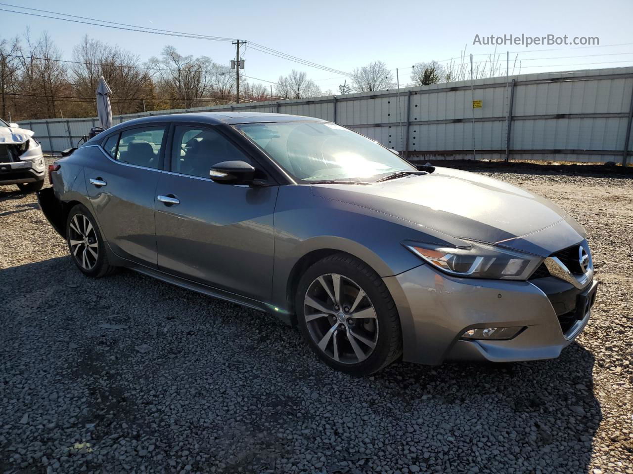 2017 Nissan Maxima 3.5s Gray vin: 1N4AA6AP0HC419952