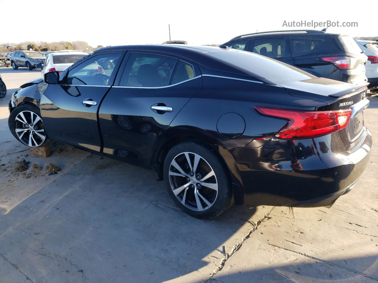 2017 Nissan Maxima 3.5s Черный vin: 1N4AA6AP0HC427453