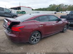 2017 Nissan Maxima 3.5 Sl Maroon vin: 1N4AA6AP0HC452112