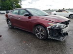 2017 Nissan Maxima 3.5s Burgundy vin: 1N4AA6AP0HC453373