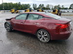 2017 Nissan Maxima 3.5s Burgundy vin: 1N4AA6AP0HC453373