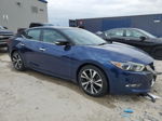 2018 Nissan Maxima 3.5s Синий vin: 1N4AA6AP0JC365090