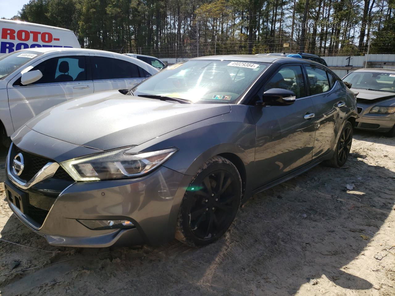 2018 Nissan Maxima 3.5s Gray vin: 1N4AA6AP0JC378308