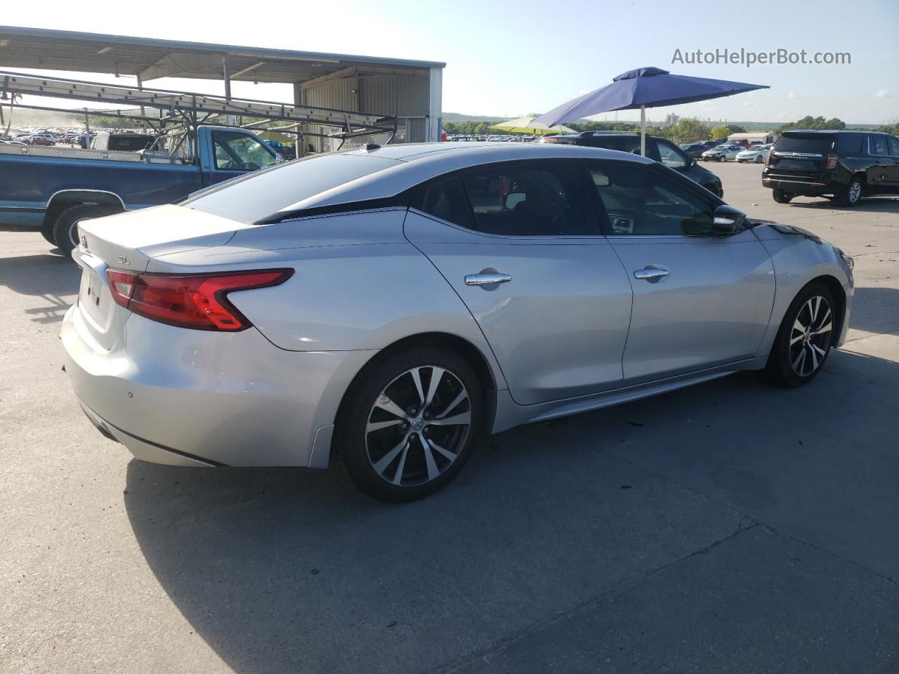 2016 Nissan Maxima 3.5s Silver vin: 1N4AA6AP1GC383249