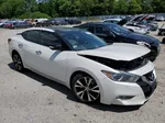 2016 Nissan Maxima 3.5s White vin: 1N4AA6AP1GC397720