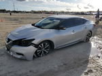 2016 Nissan Maxima 3.5s Серебряный vin: 1N4AA6AP1GC406092