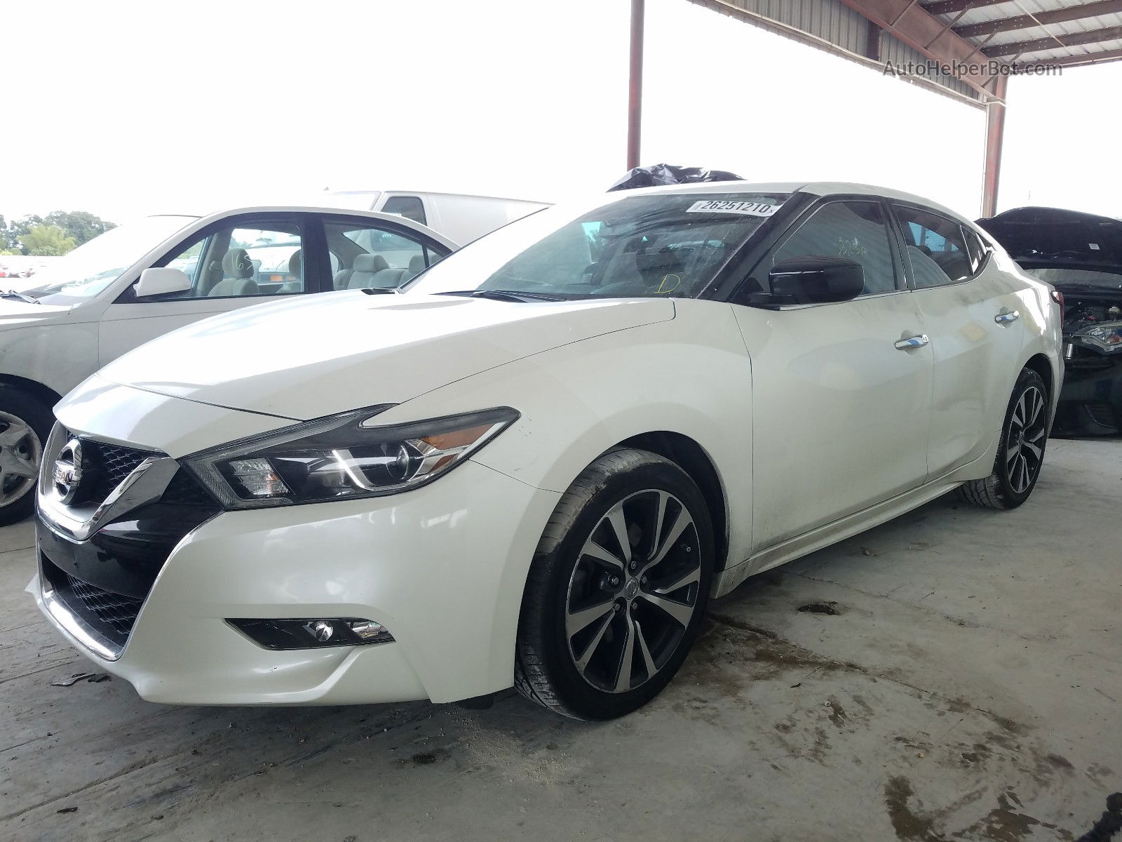 2016 Nissan Maxima 3.5s Белый vin: 1N4AA6AP1GC414256