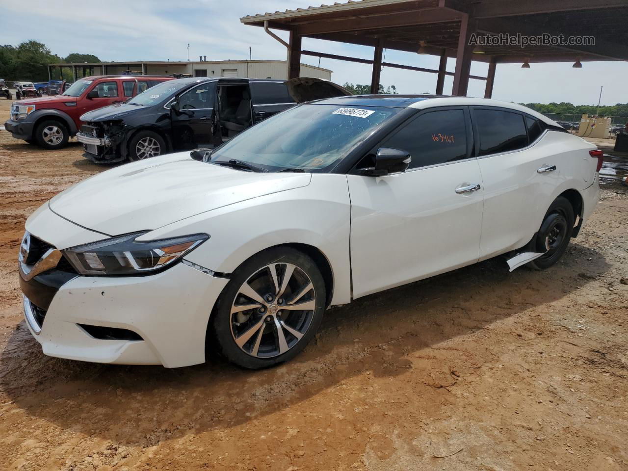 2016 Nissan Maxima 3.5s White vin: 1N4AA6AP1GC416251