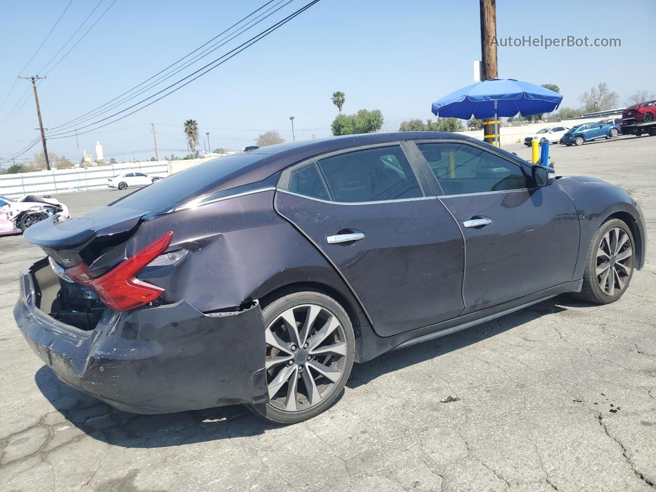 2016 Nissan Maxima 3.5s Black vin: 1N4AA6AP1GC416895