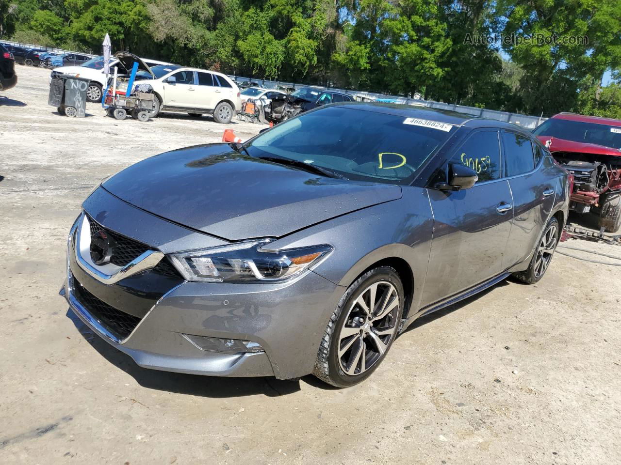 2016 Nissan Maxima 3.5s Charcoal vin: 1N4AA6AP1GC417058