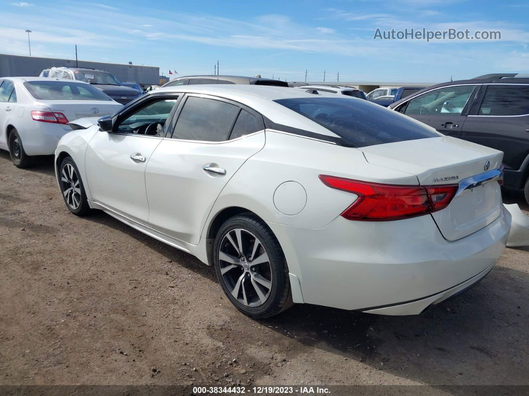 2016 Nissan Maxima 3.5 S White vin: 1N4AA6AP1GC428044